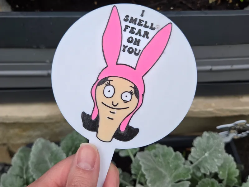 Louise Belcher Bob's Burgers Planter Stake