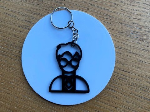 Harry Potter profile keychain 3D model