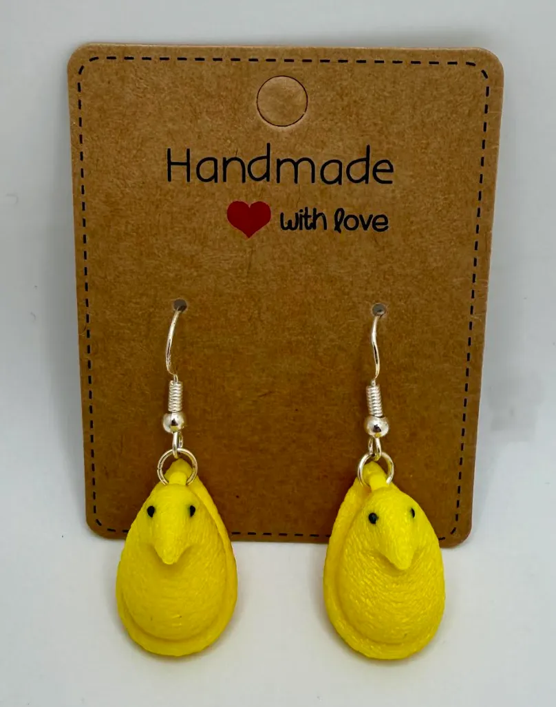 Peep Chick Earrings view 2