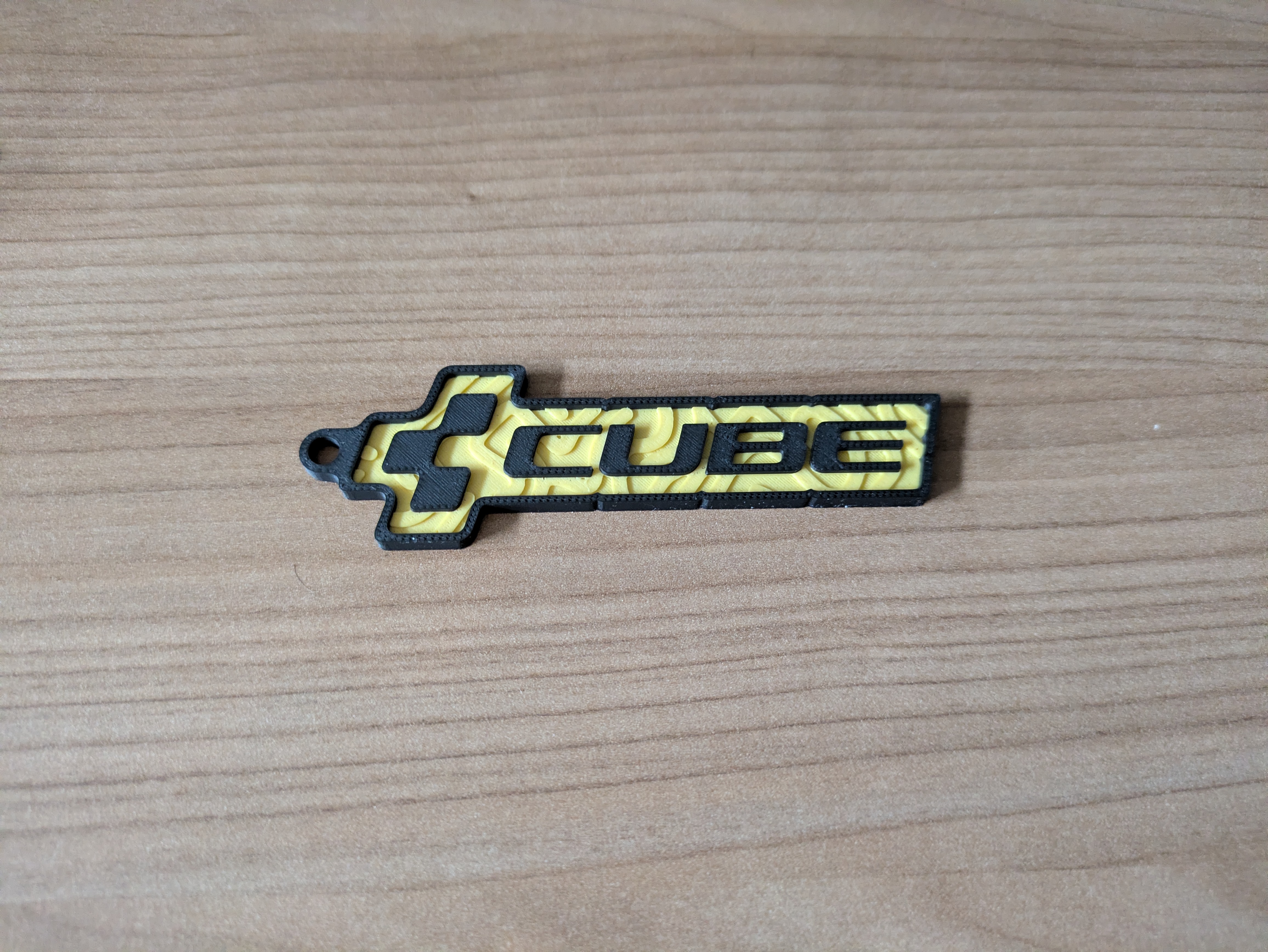Miniatura 1 do modelo 3D Cube keychain - 3 patterns 