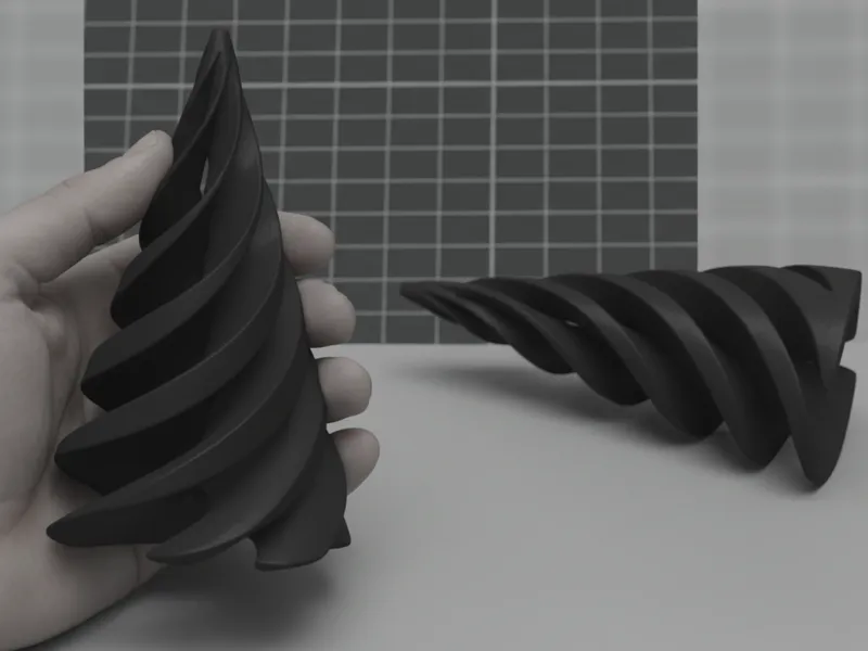 Spiral cone fidget