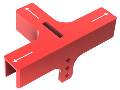 T-Type Marking and Mounting Bracket Furniture 18mm