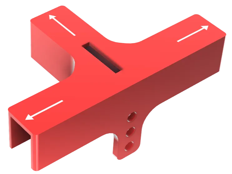 T-Type Marking and Mounting Bracket Furniture 18mm