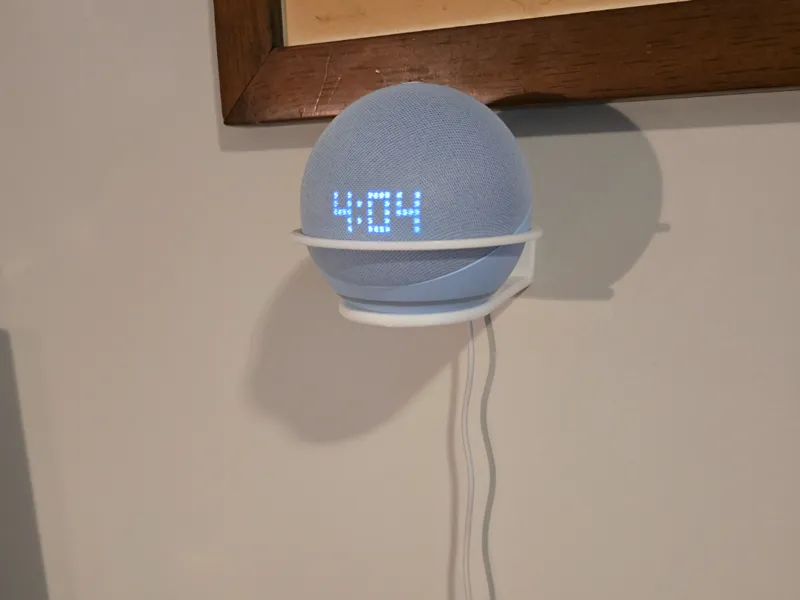 Echo Dot (5th Gen) wall mounted holder