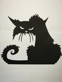 Chat en colère décoration murale — photo 3