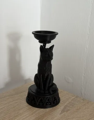 Accesorio de iluminación decorativa: Gothic Candle Holder –Dark Decorative Candle Stand — vista de referencia 5
