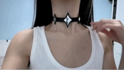 Starburst choker necklace