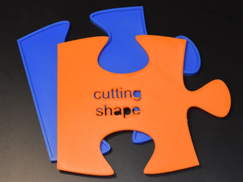 forma di taglio per cornice puzzle 