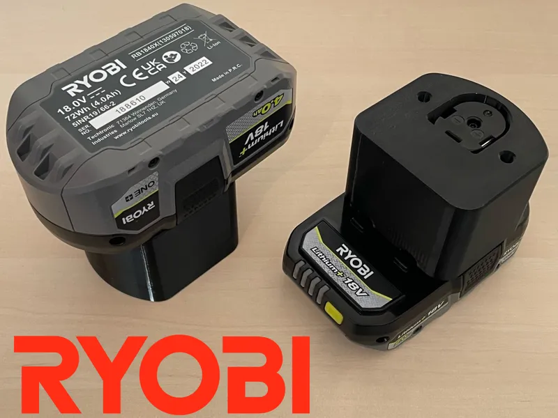 Ryobi One+ Battery wall mount