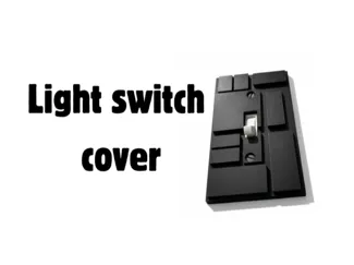 MODERN LIGHT SWITCH COVER