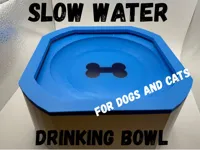 Slow Water Drinking Bowl