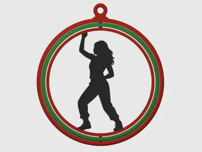 HipHop Dancer Ornament