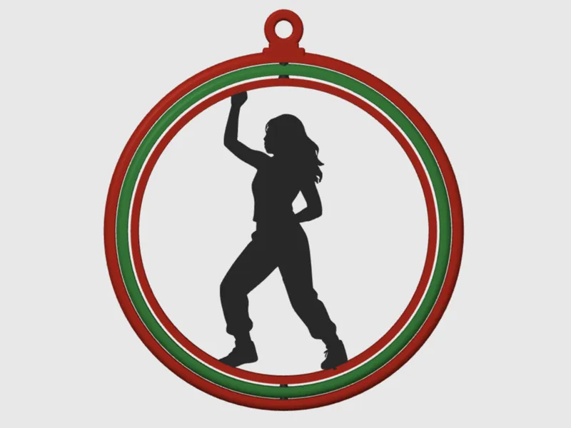 HipHop Dancer Ornament