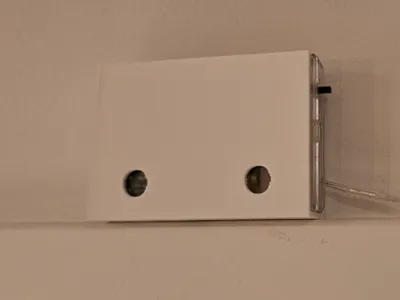Batterybox wallmount for christmas ornaments.