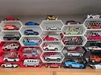 Présentoir hexagonal modulaire pour Hot Wheels - nid d'abeille — photo 1