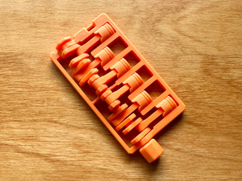 Print-In-Place Inline 6 (i6) Engine Fidget