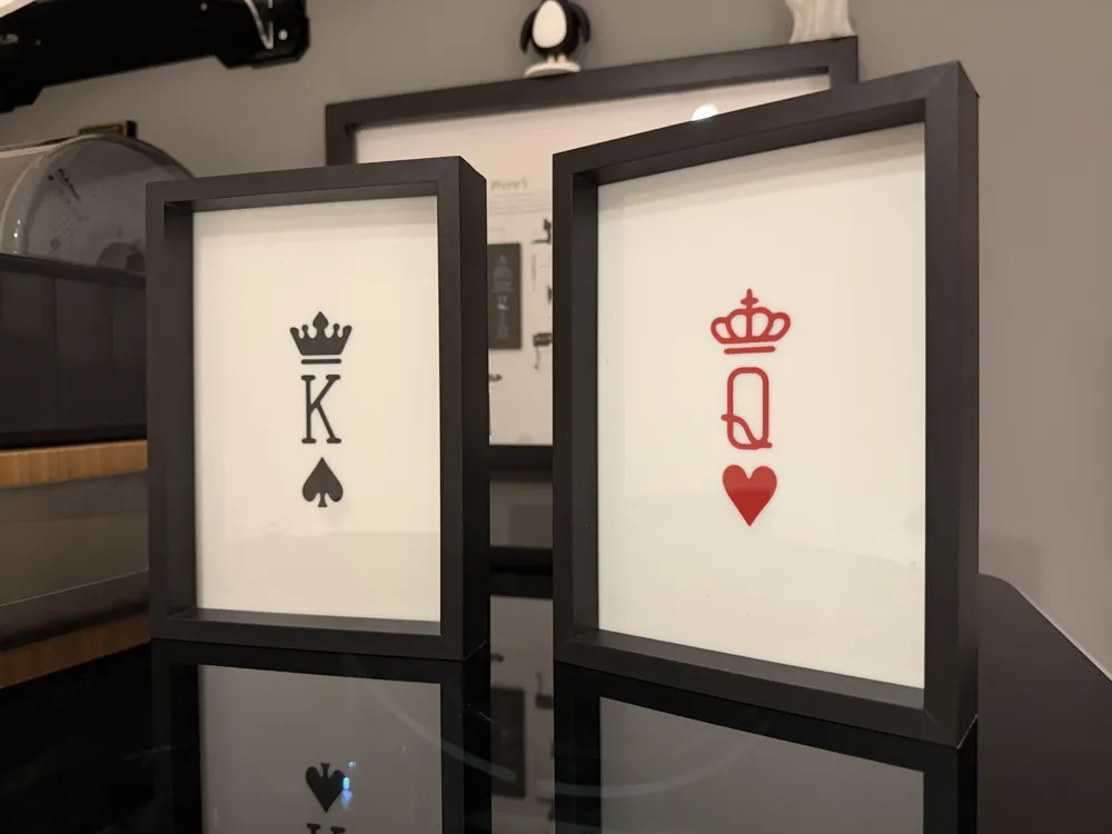 King & Queen cards - Free 3D Print Model - MakerWorld