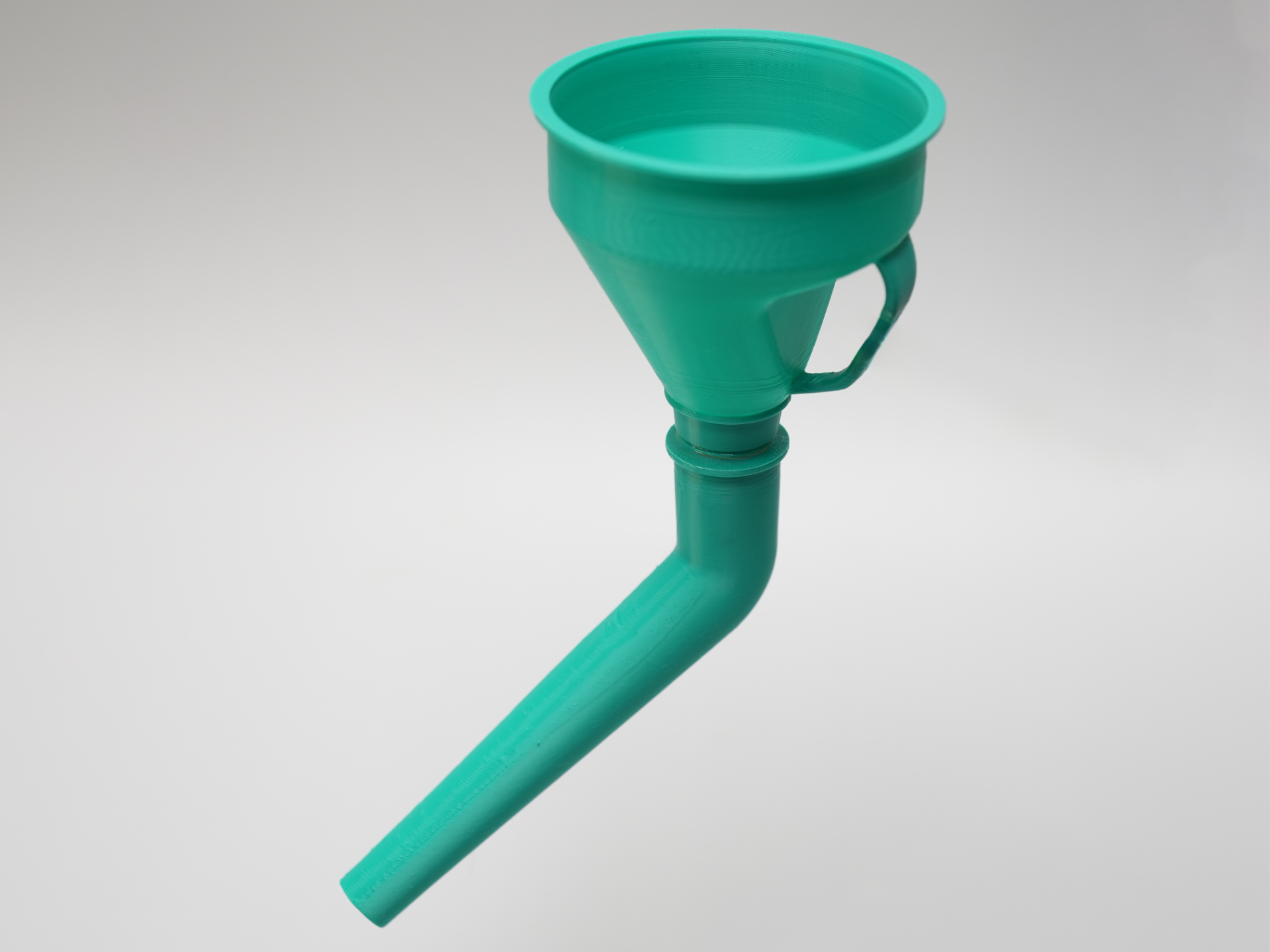Modular Fuel Funnel with Threaded Extension Spout