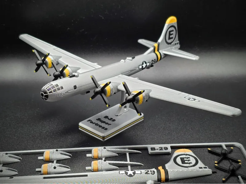 B-29 Plane Kit Card