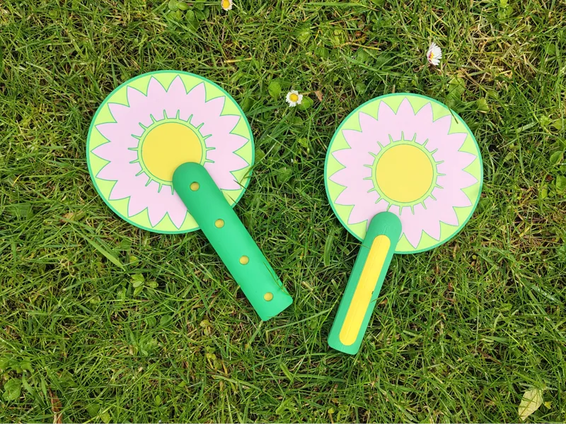 Flower Flapper - Flower hand fan