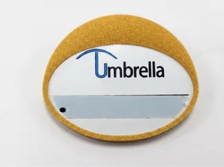Oval Name Badge Accent Frame