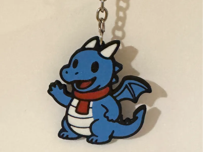 Cute Dragon Keychain