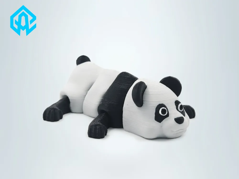 Articulated Panda – Cute Flexi 3D Printed Toy - Free 3D Print Model ...