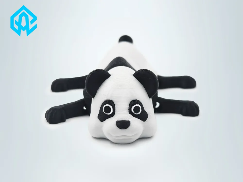 Articulated Panda – Cute Flexi 3D Printed Toy - Free 3D Print Model ...