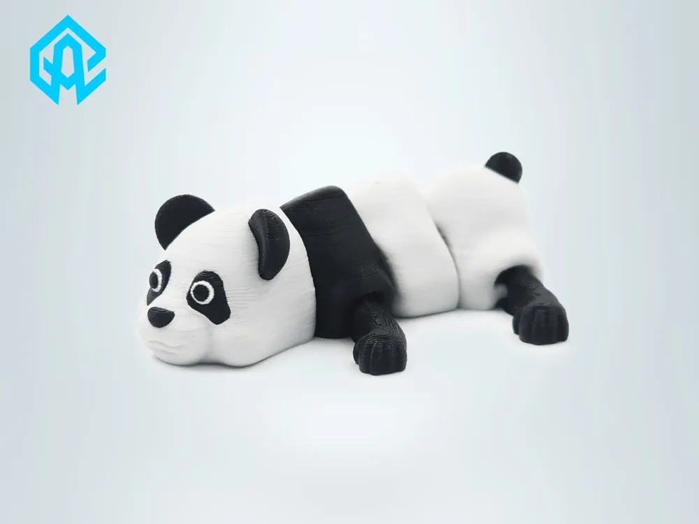 Articulated Panda – Cute Flexi 3D Printed Toy - Free 3D Print Model ...