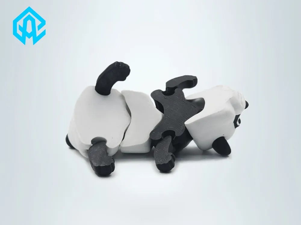 Articulated Panda – Cute Flexi 3D Printed Toy - Free 3D Print Model ...