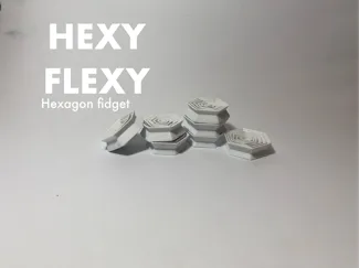 Hexy Flexy -Hexagon shaped fidget toy-