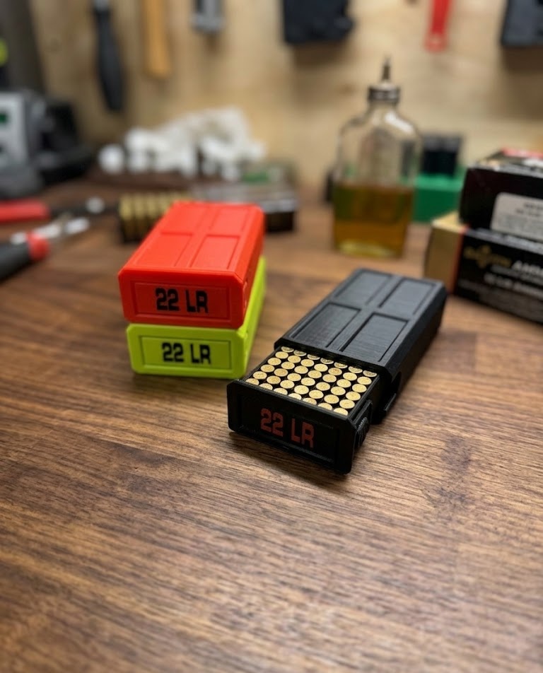 Miniatura 2 do modelo 3D Stackable Ammo Box -22 LR- 105Rd