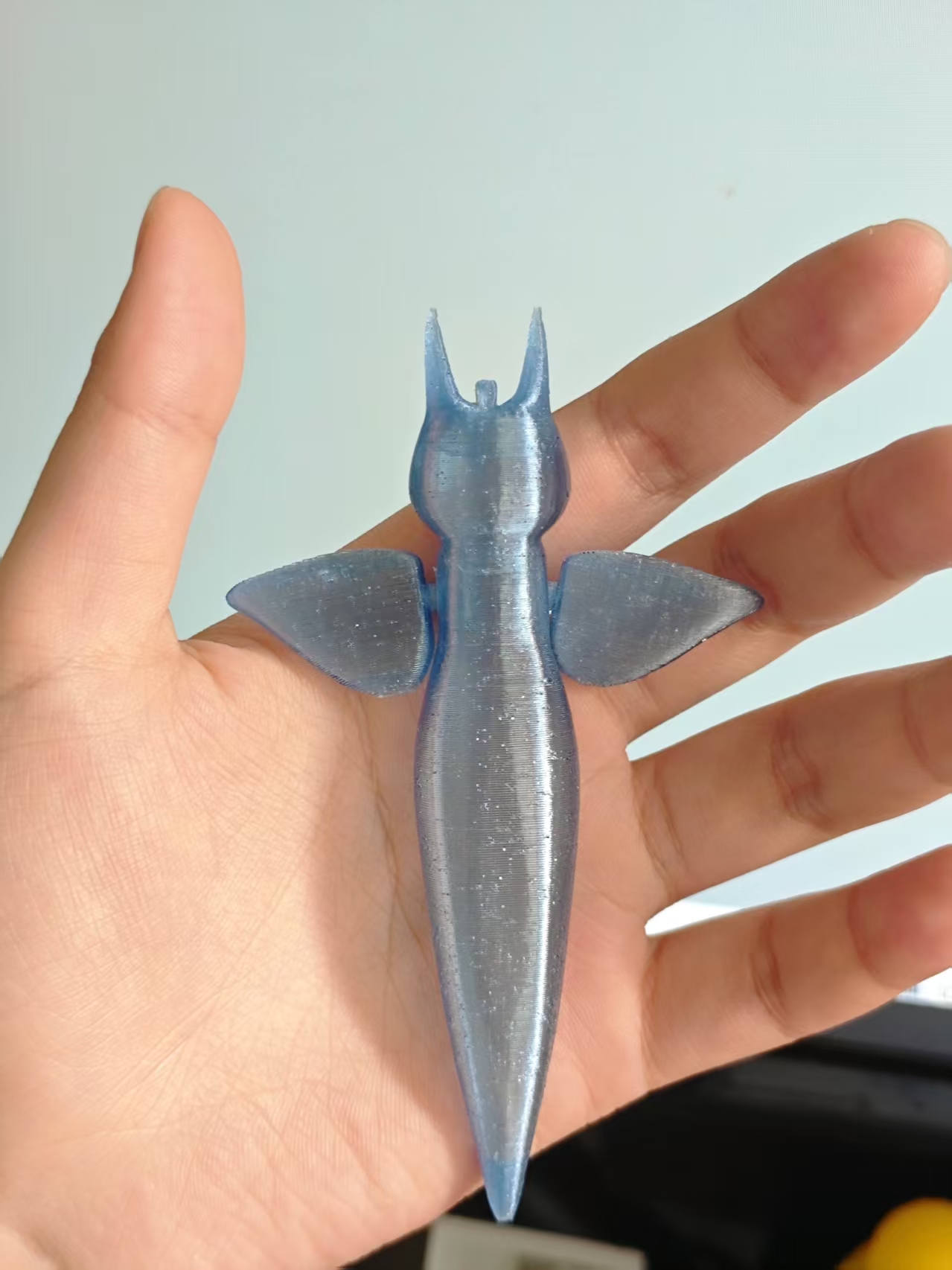 Miniatura 2 do modelo 3D 海天使挂件-一体可活动