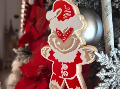 Grinch biscuits decoration
