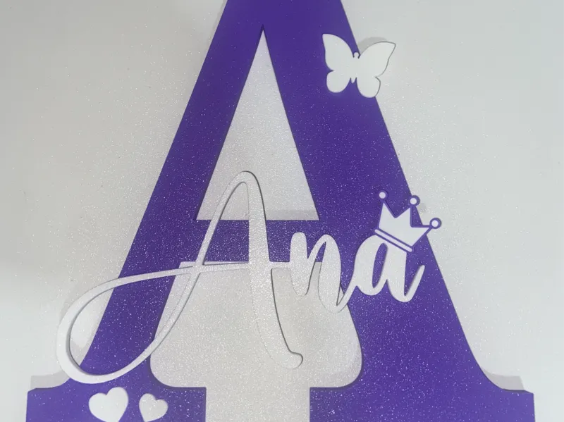 Letra Ana Decoración 