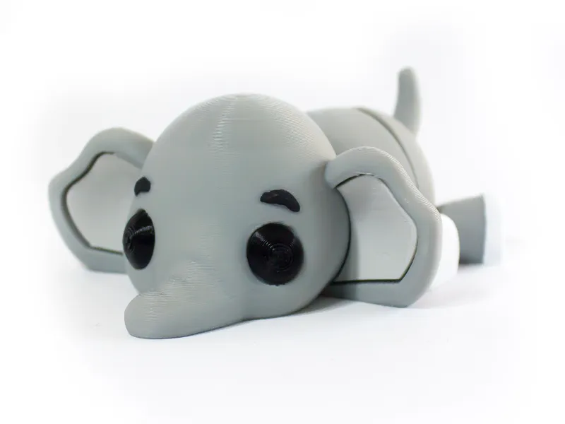 Flexi Lazy Elephant - Articulated Desk Buddy
