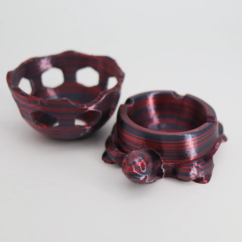Stylish Turtle Ashtra with Removable Shell - Free 3D Print Model ...