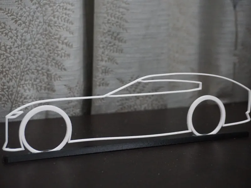 Jaguar Concept Body Desk Art