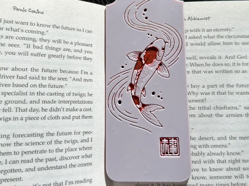 Japanese Koi Bookmark