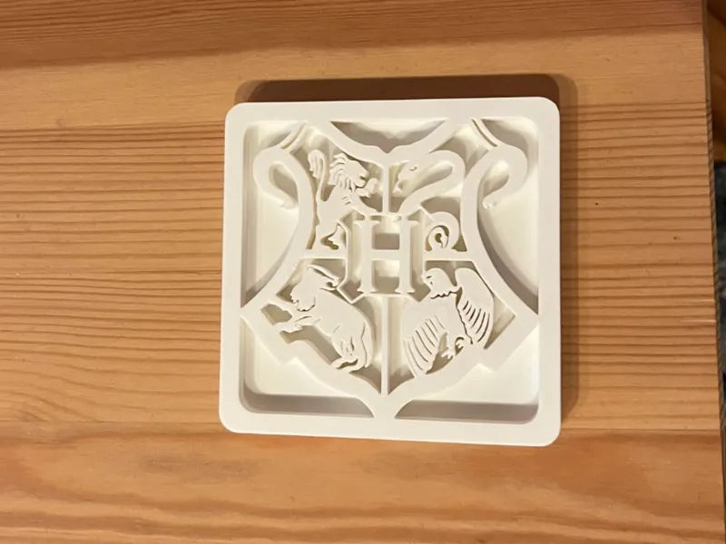 Hogwarts Coasters (rounded corners)