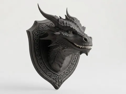 Adorno temático: Dragon Head — referencia de MakerWorld