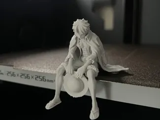 Sitzender Luffy