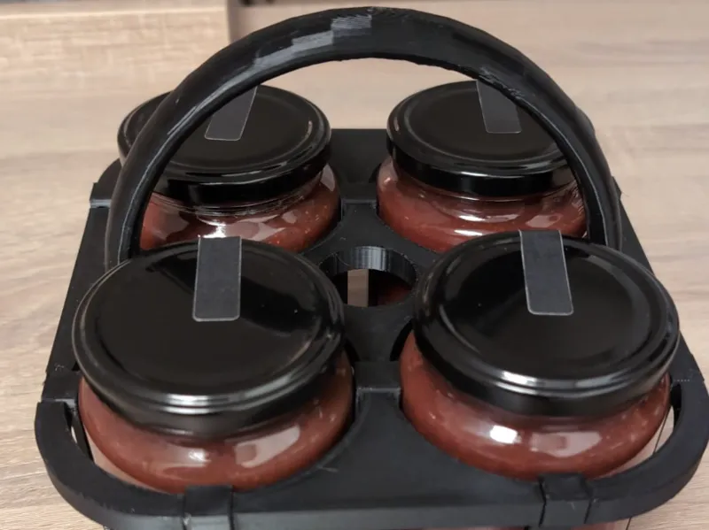 4er Korb für Marmelade oder Honig