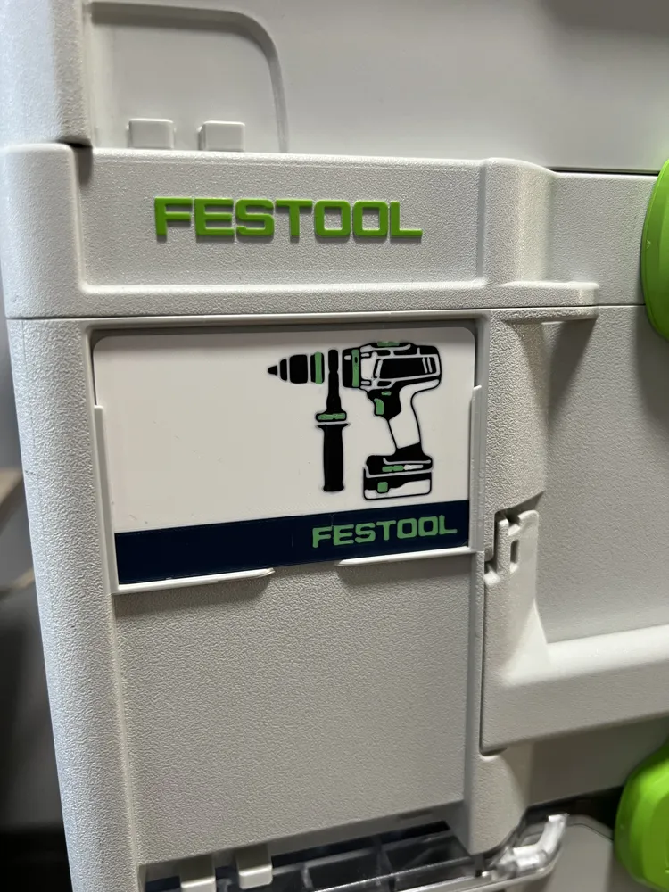 Festool Systainer Label – TPC - Free 3D Print Model - MakerWorld