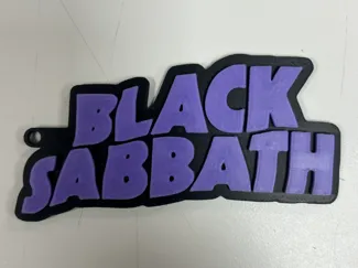 Black Sabbath Keychain - No AMS Required