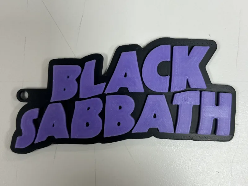 Black Sabbath Keychain - No AMS Required