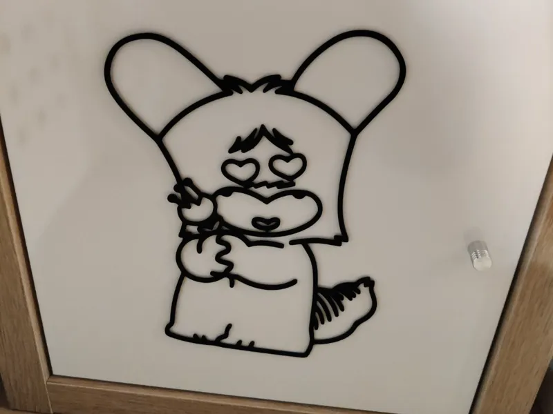Hello Spank wall decoration 