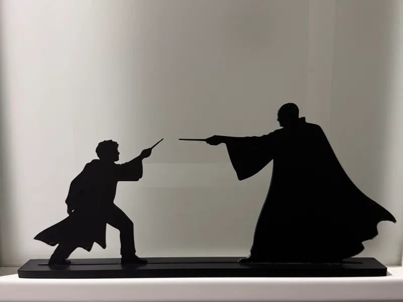 Arte Mural - Harry Potter vs Voldemort