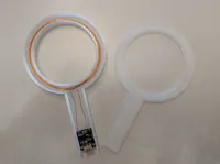 0.2mm layer, 2 walls, 10% infill, translucent PETG