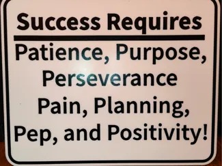 Success Requires 7 P's